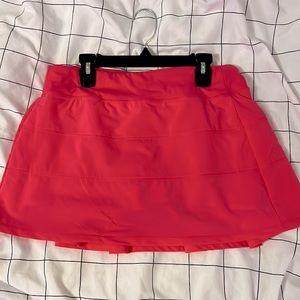 hot pink tennis skirt